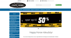Desktop Screenshot of happy-horse.dk
