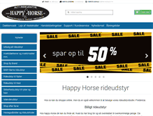 Tablet Screenshot of happy-horse.dk